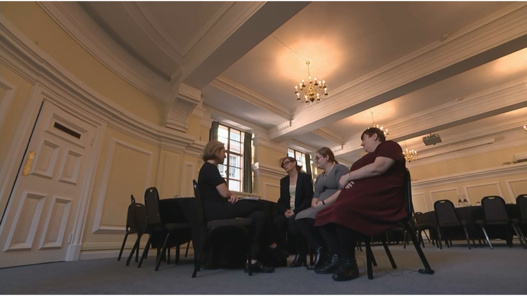 Penny, Cath and Heather are interviewed for Channel 4 News.