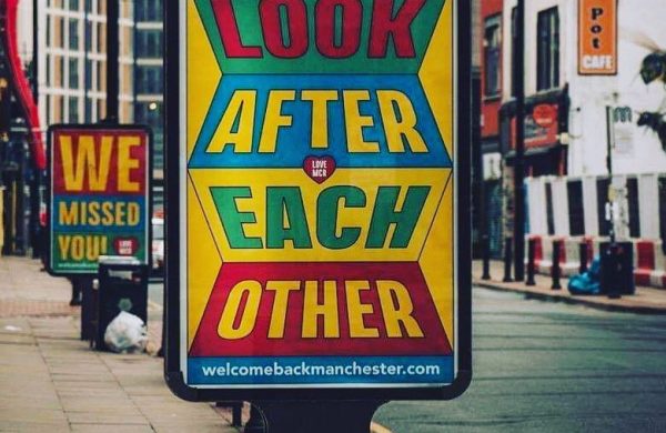 Sign reading Look After Each Other