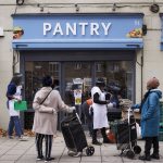 Members outside Your Local Pantry in Peckham