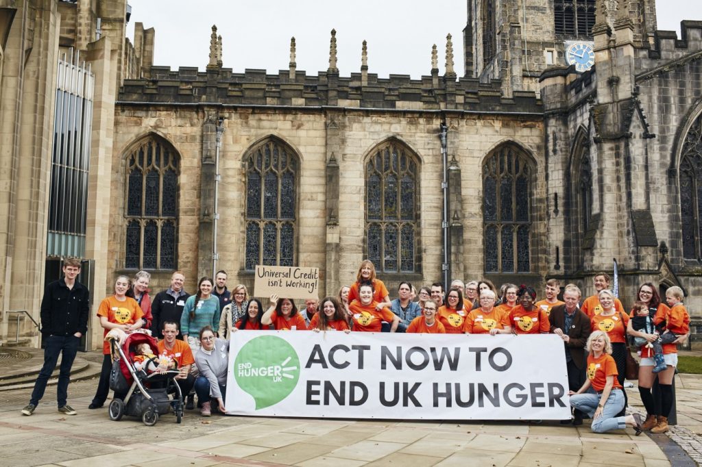 End Hunger UK campaigners