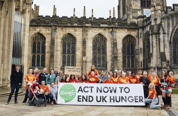 End Hunger UK campaigners