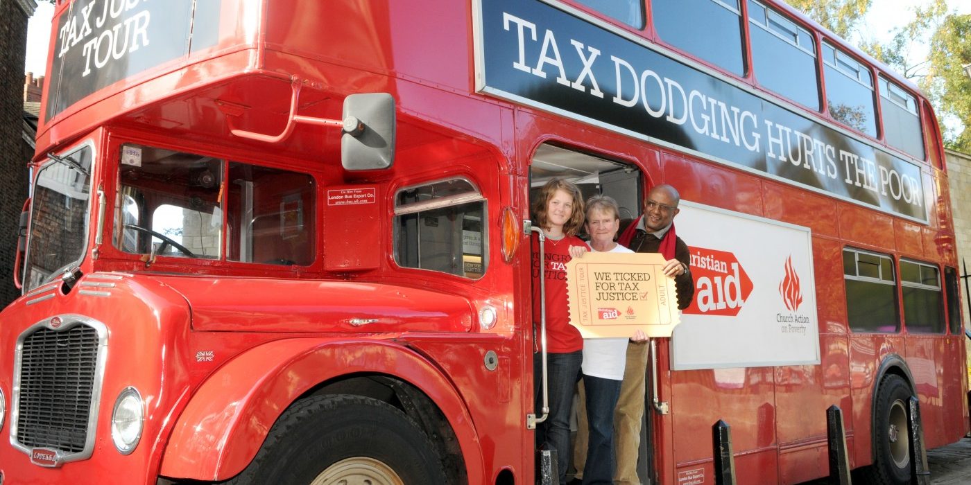 The Tax Justice Bus in 2012