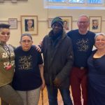 Dreams & Realities launch at St Mary's Bramall Lane in Sheffield. From left: Michelle, Susan, Wayne, Stephen and Yo