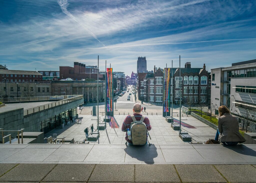 Stock image of Liverpool from pixabay